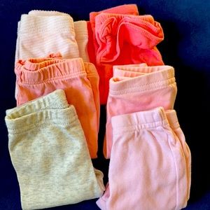 Lot of 7 Newborn Pants. Like New condition!